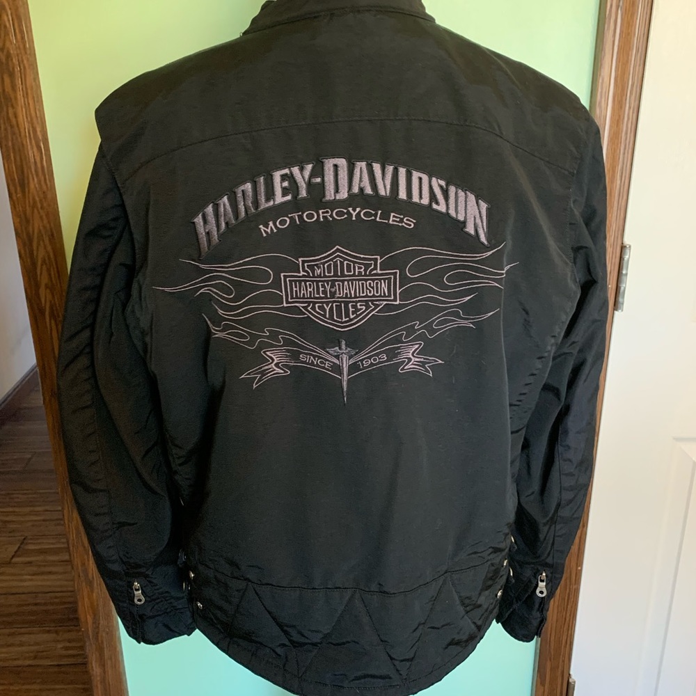 Harley-Davidson Black Hooded Jacket - Picture 2 of 5